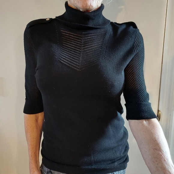 Pull Col Roulé Gris White House Black Market - Taille XXS (2XS), Occasion Très Bon état